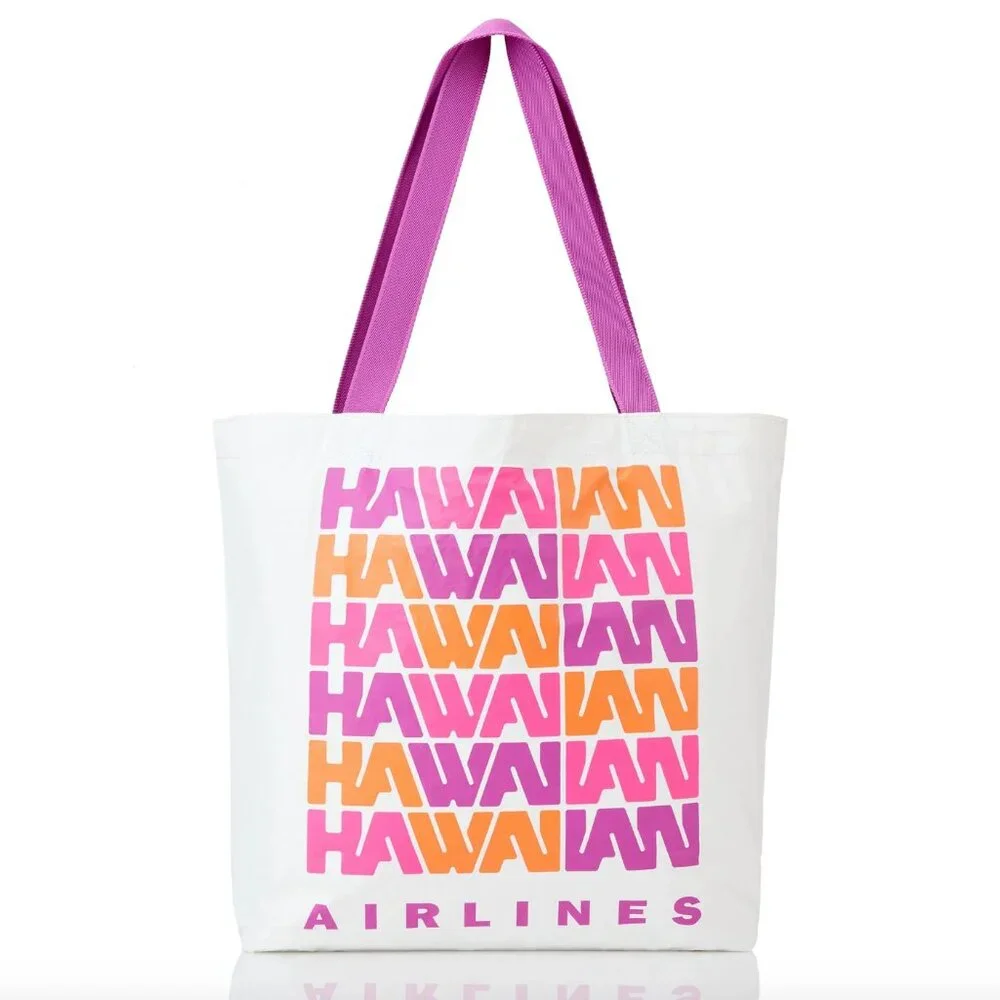 Aloha Collection x Hawaiian Airlines Reversible Tote, Vintage Pualani - Picture 11 of 12
